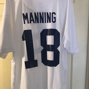 Mitchell&ness throwback Colts Manning shirt. NEW